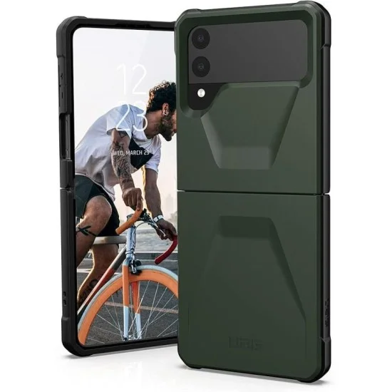 Cover Samsung Z Flip 3 Civilian Protection Case Uag - olive